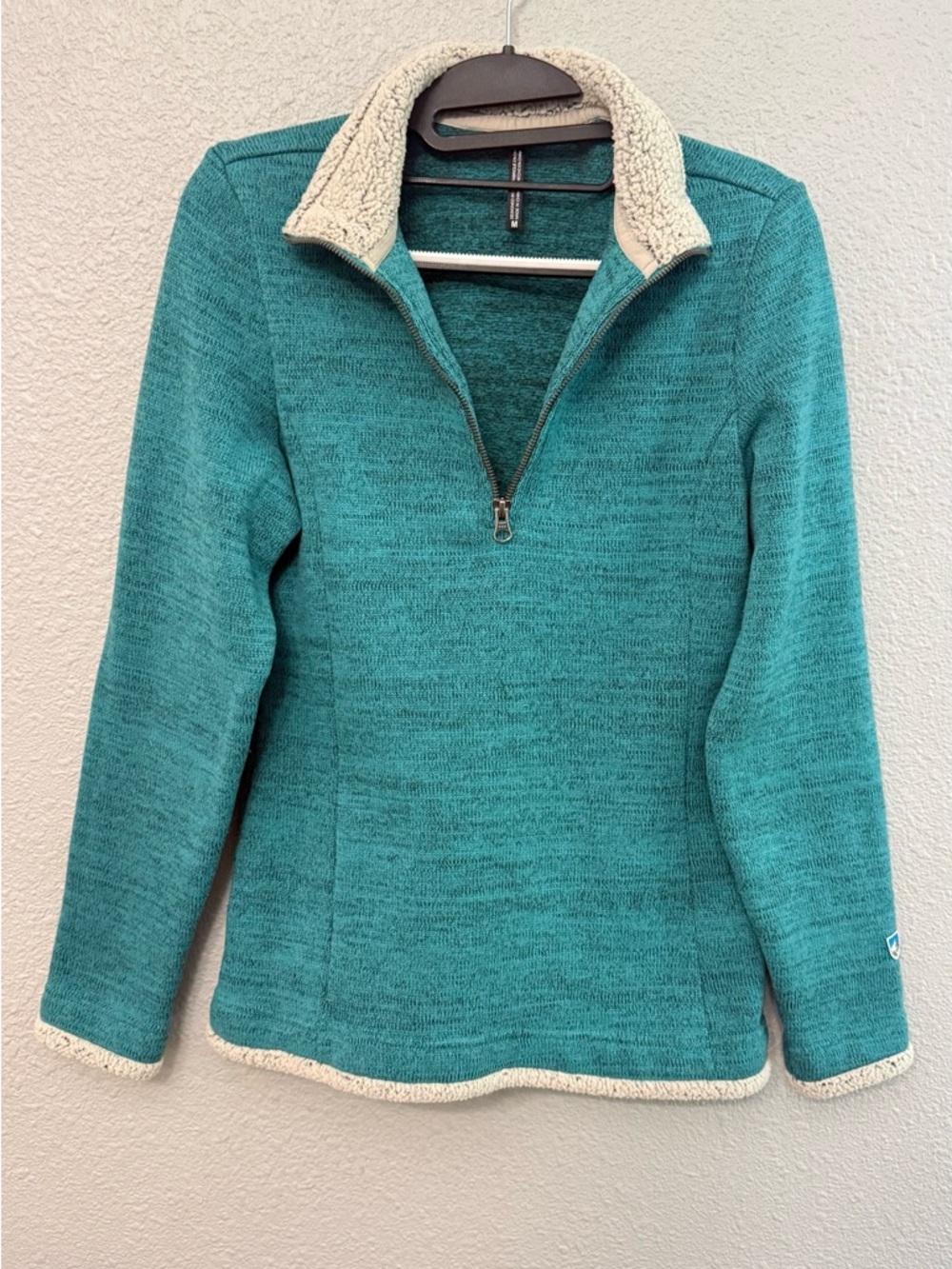 Kuhl | Alaskan 1/4 Zip Sweater | Teal | Size Medium